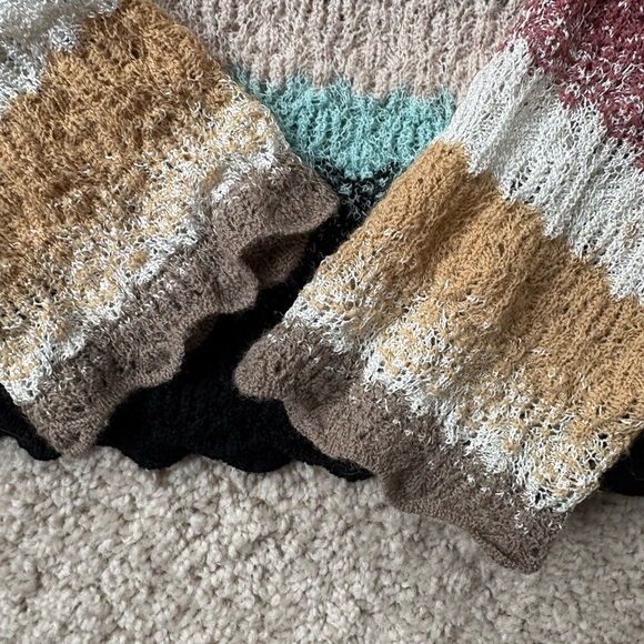 Missoni Multicolor Striped Cowl Neck Sweater - Picture 4 of 6